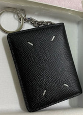 Maison Margiela Four Stitches Women's Keyring Card Hold Black NIB