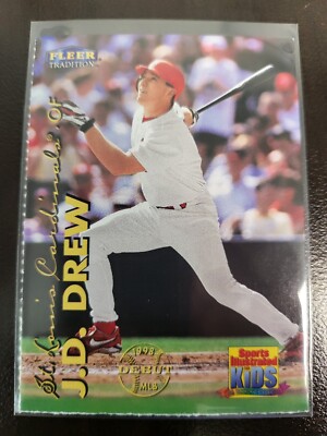 2000 Sports Illustrated Si for Kids MLB J.D. Drew Fleer card #7