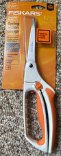 FISKARS Easy Action Fabric Shears Spring Action Design Blades Mixed Media 199110