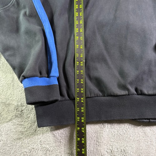 De Colección Majestic Mets MLB Chaqueta de Pista Cremallera Completa Béisbol Negro Azul Para Hombres Talla L LEER - Imagen 10 de 13