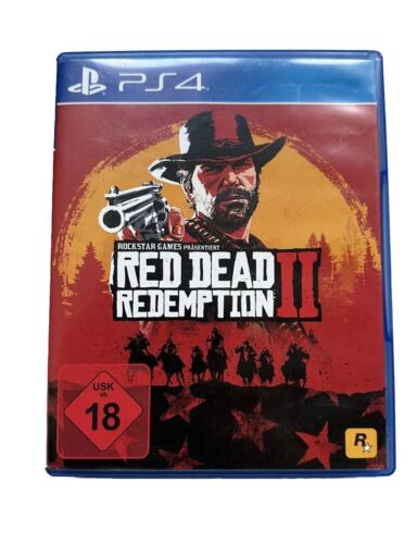 Red Dead Redemption 2 PS4 (Sony PlayStation 4, 2018) mit Landkarte - Sehr Gut ✅ - Afbeelding 1 van 5