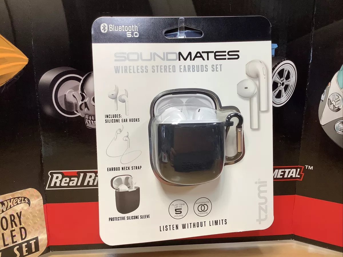 Tzumi 5761WM Sound Mates Bluetooth Stereo Earbuds with Charging