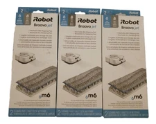 Lot of 3 iRobot Braava Jet M-Series m6 Washable Wet Dry Cleaning Pads 4632811