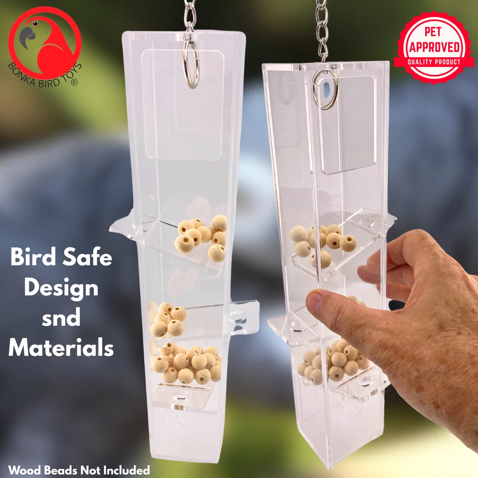 Bonka Bird Toys 2210 большая горка и станция для закусок пазл дозатор лакомств попугай - Изображение 4 из 4