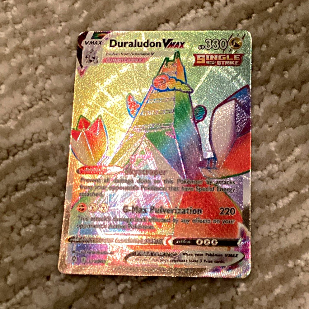 The Pokémon Company Duraludon VMAX Single Strike English Holo VMAX 330 HP