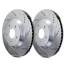 For Subaru Impreza 17-23 Atl Autosports Drilled Slotted Front Brake Rotors For Subaru Impreza 17-23 Atl Autosports Drilled Slotted Front Brake Rotors