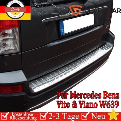 Ladekantenschutz Edelstahl Für Mercedes-Benz VITO VIANO TYP W639 04-14 Glänzend