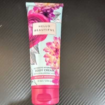 Bath & Body Works Hello Beautiful Body Cream Hydration Shea Hyaluronic 8 oz