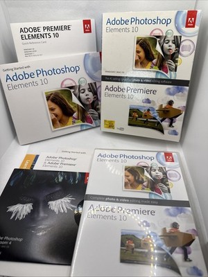 Adobe Photoshop & Premiere Elements 10 - Windows & MAC Computers