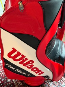Wilson Fat Shaft 6-Way Divider Shaft Golf Bag Red/Black/White