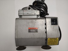 Small electrically powered vacuum pump