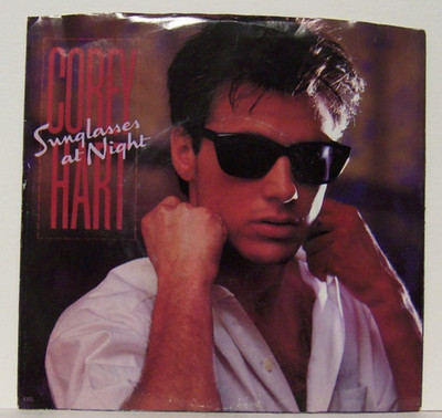 COREY HART - SUNGLASSES AT NIGHT / AT THE DANCE - 1983 7'' 45rpm RECORD w/PS