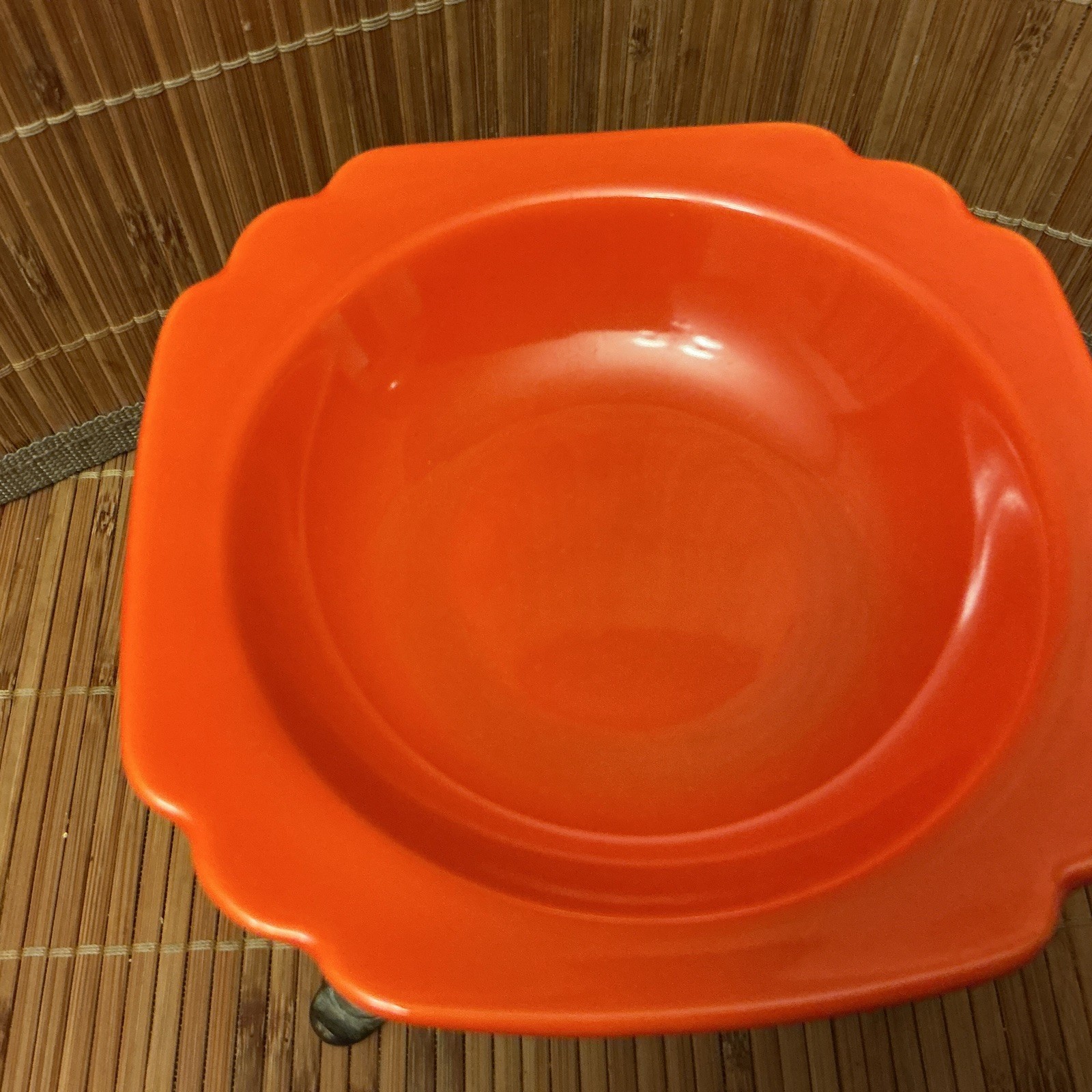 Fiestaware fruit bowl in original red glaze