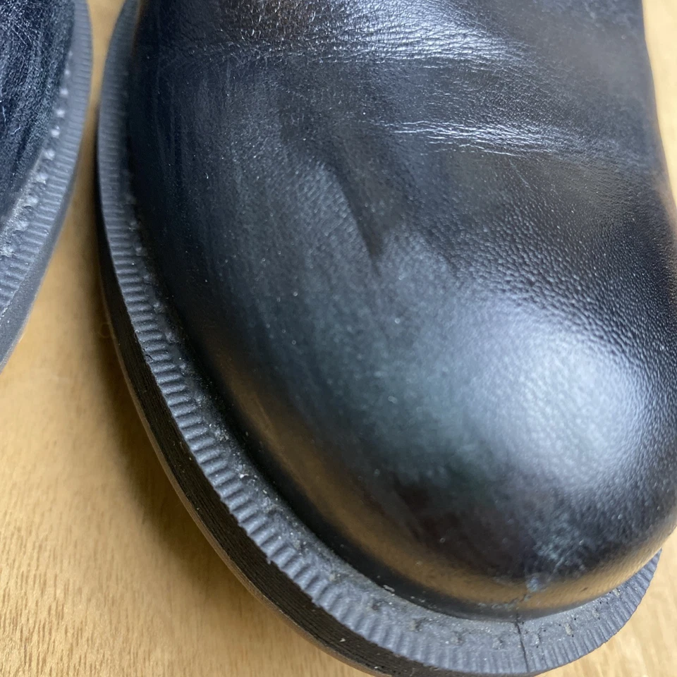 ECCO Women’s Black Leather Touch 15B Sz 39/8-8.5 GoreTex Ankle Boots Buckle Zip - Image 3 of 4