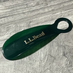 Vintage L.L. Bean Green Translucent Shoe Horn  LL Bean Frat Duck Boots Gift W13