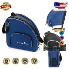 Versatile Ice  Inline Skate Bag - Men's Blue, Padded, Adjustable Strap, Size 13