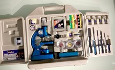 Micro Science Deluxe Microscope Set with Travel Case for Kids