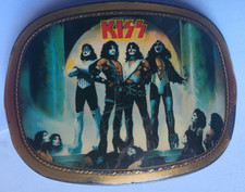 1977 KISS Love Gun Metal Belt Buckle Made by Pacifica, FREE SHIP
