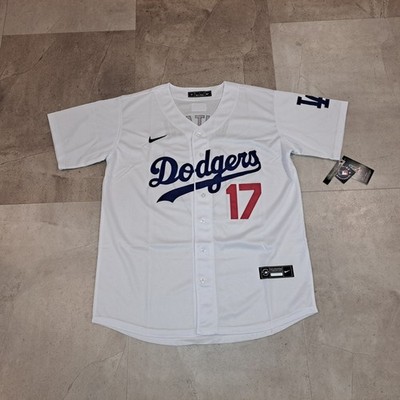 NWT Nike Los Angeles Dodgers #17 Shohei Ohtani Men's White Jersey Size Medium