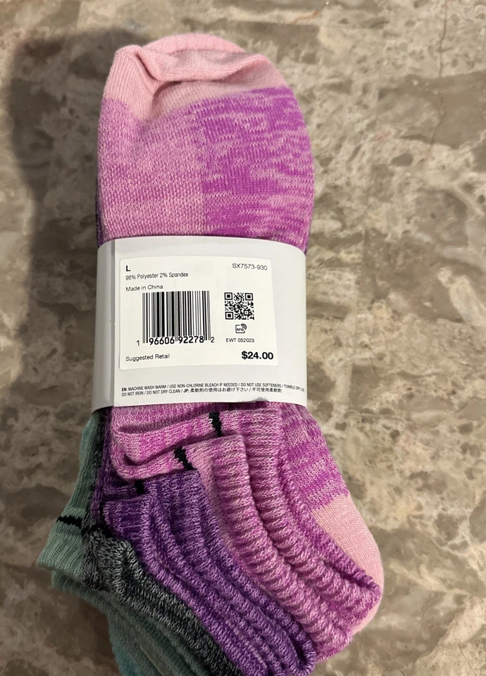 Calcetines Nike Everyday Ligeros No Show, Paquete de 6, Ajuste Seco, Colores Surtidos, Grandes Foto 2 de 3