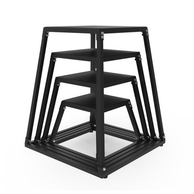 Plyometric Jumping Box Steel Plyo Box for Exercise Metal Exercise Step Up Box