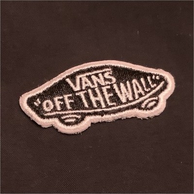 Vans Coach Jacket Black Snap Button Men's Size L Logo Accent Mid-Length Casual