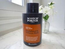 Scotch Porter Body Wash Sandlewood & Tobacco Musk 16oz OPEN BOX 1.01 per gallon