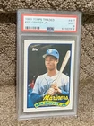 1989 Topps Traded Ken Griffey JR PSA 9 Rookie RC Card #41T New Clean Case