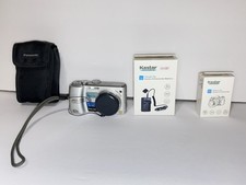 Panasonic Lumix DMC-TZ1 5MP Digital Camera 10x Zoom w/ Battery Case Charger