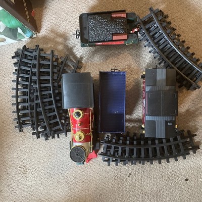 60990 B/O Rio grande Engine, Caboose Coal Car, Freight Wagon And 18 Tracks