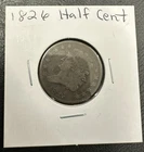 1826-P Half Cent — photo from another recent sale