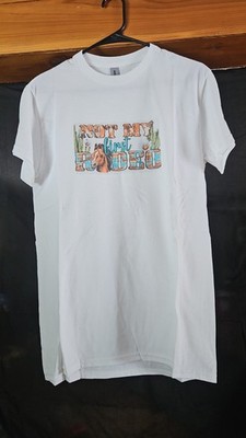 Next Level Not My First Rodeo Horse Graphic White Women's Cotton T-Shirt