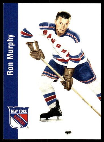Tarjeta de hockey Parkhurst Missing Link 1956-57 #102 1994 Ron Murphy New York Rangers - Imagen 1 de 2