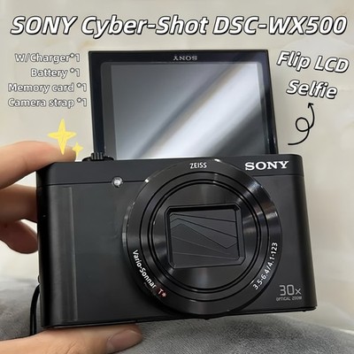 SONY Cyber-Shot DSC-WX500 Digital Camera Black