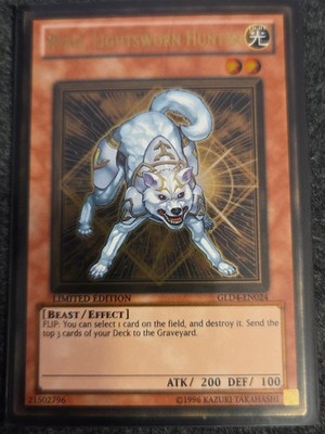 Yugioh Ryko, Lightsworn Hunter GLD4-EN024 Gold Rare Limited Edition LP
