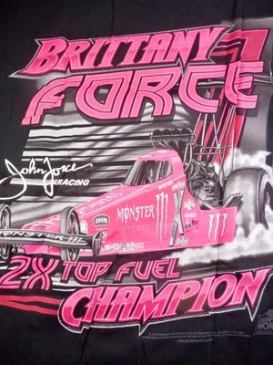NHRA Drag Racing Britany Force 2 Time Champion 2023  New XL - T-SHIRT