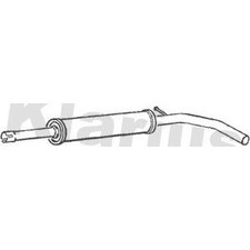 Klarius Centre Exhaust Pipe & Silencer for Audi A1 TSi CZEA 1.4 2014-2018