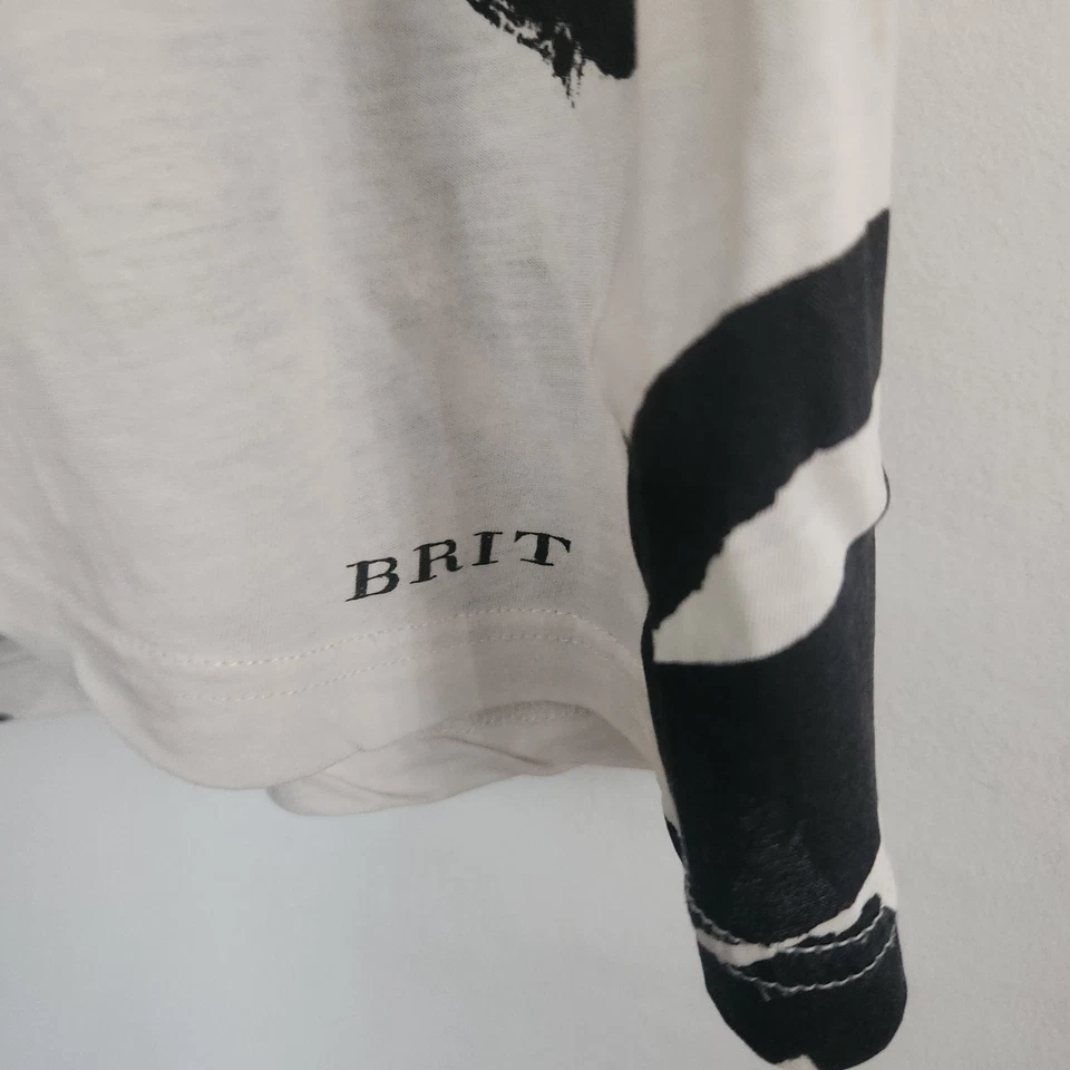 Camiseta Burberry Brit Talla XS Algodón Marfil Defecto **Leer** Foto 3 de 4