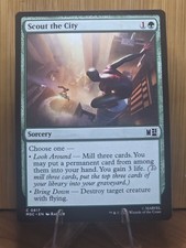 Scout the City 0817 Common Marvel Super Heroes Magic The Gathering NM