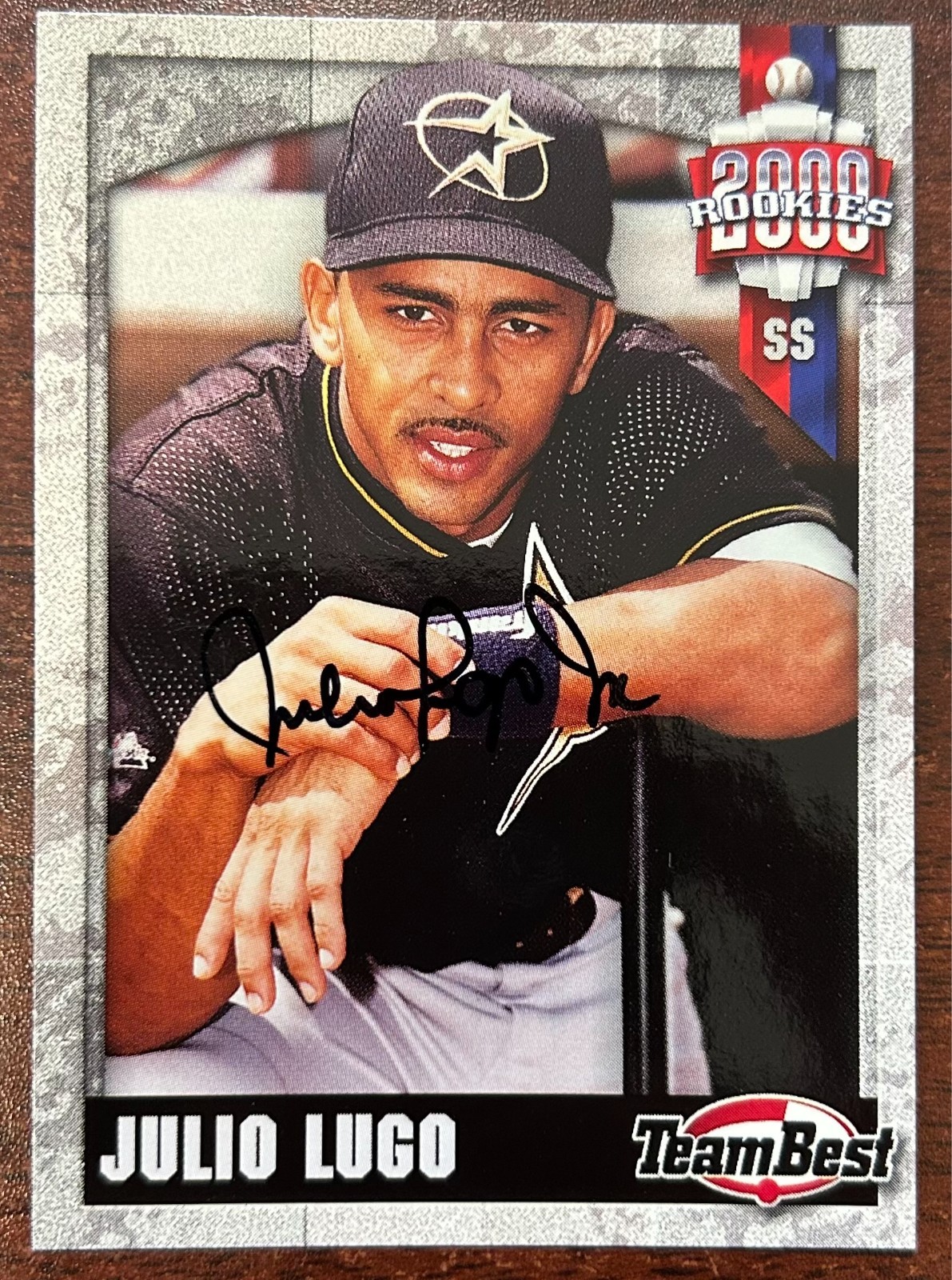 2000 Team Best Rookies Julio Lugo Auto Rays Astros Red Sox Near Mint