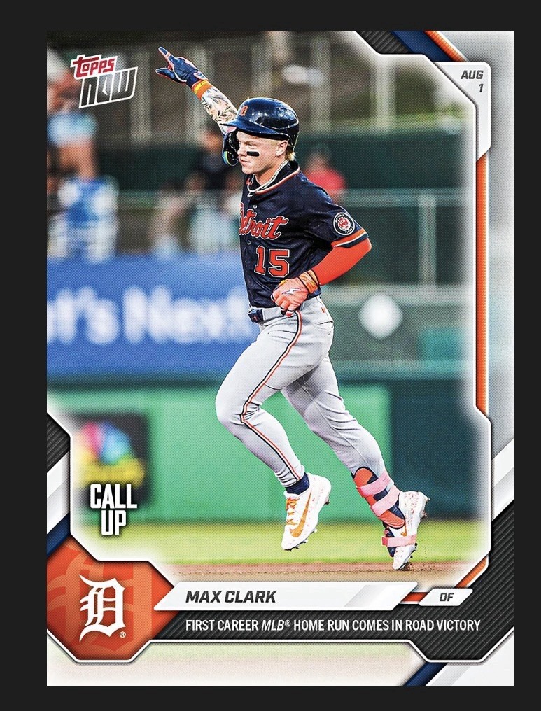 2026 TOPPSNOW MAX CLARK CallUp 1st Career HR CHANCE AT 1/1 LOGOMAN PATCH PRESALE view 2