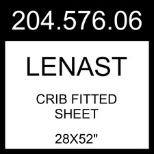 IKEA LENAST Crib Fitted Sheet Dotted/moon 2 Pack 28x52" 204.576.06