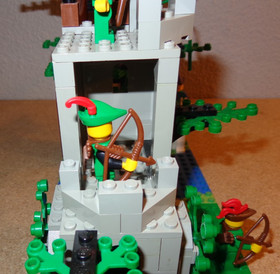 Used Vintage Complete LEGO Forestmen's Crossing 6071 Set from 1990