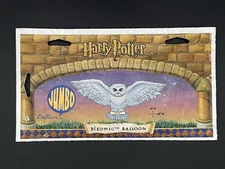Classic HARRY POTTER Hedwig Jumbo Mylar Balloon 2001 - 19” H x 45”