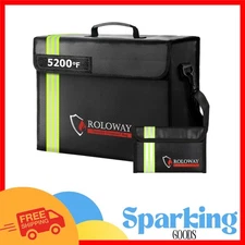 Fireproof Storage Bag 5200℉ – 10-Layer Protection & Easy Carry Design