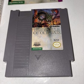 Battle of Olympus NES Game Complete CIB Box Manual Tested Authentic