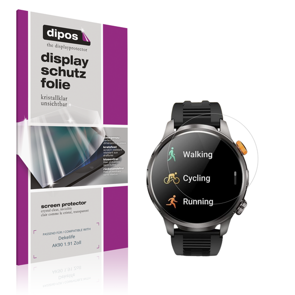 6X Schutzfolie Klar FüR Dekelife AK90 1.91 Zoll Displayschutzfolie Folie-image