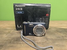 Panasonic LUMIX DMC-TZ7 10.1MP Digital Camera Blue Battery 8GB SD Card