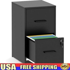 High Security Filing Cabinet Lockable Heavy Duty Steel Smooth Drawer Organizer
