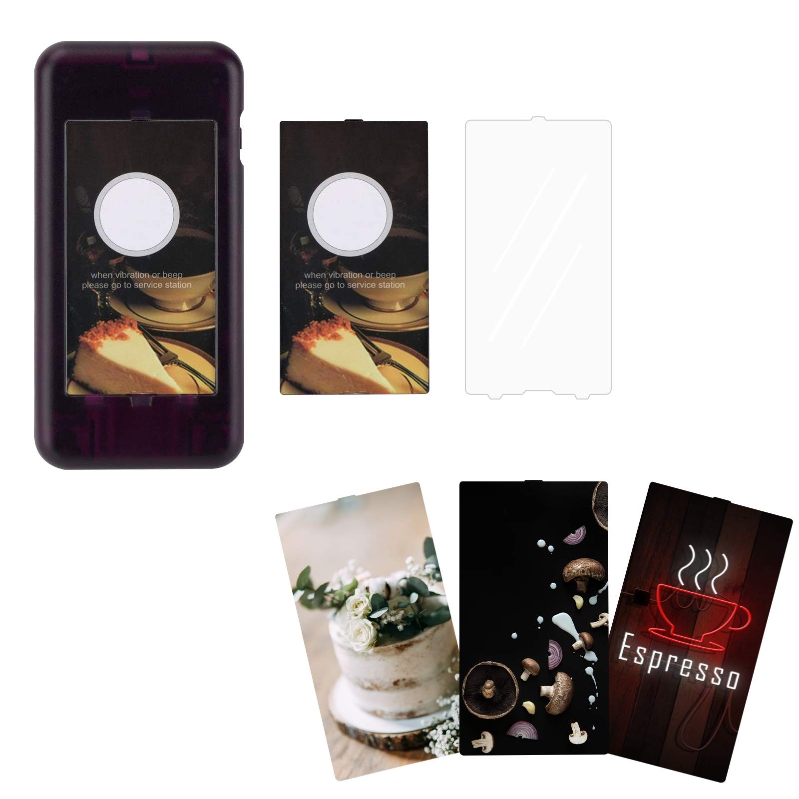 T111,T112,TD174 Single Buzzer,Lanyard Hole Design,3 Pompt Modes,Change Label ...